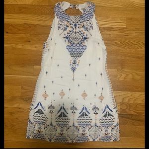 Aztec printed shift dress- perfect vacay dress